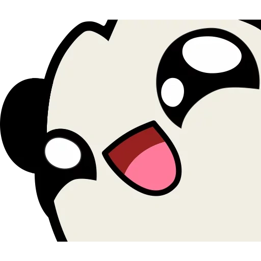 disco panda, expression pad, emoji dissonance, panda expression plate, panda with discordant expression