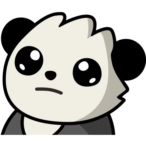 disco panda, panda disharmony, panda expression plate, panda with discordant expression