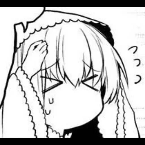 idéias de anime, desenhos de anime, anime desenhos fofos, maids cobility black white, dragon maid kobayashi preto branco