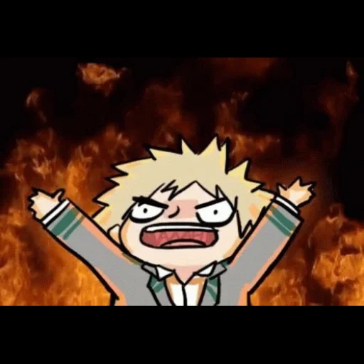 bakugou, baku graben, katsuki bakugou, die meme von bakugo katsuki, katsumi hachigou mimei