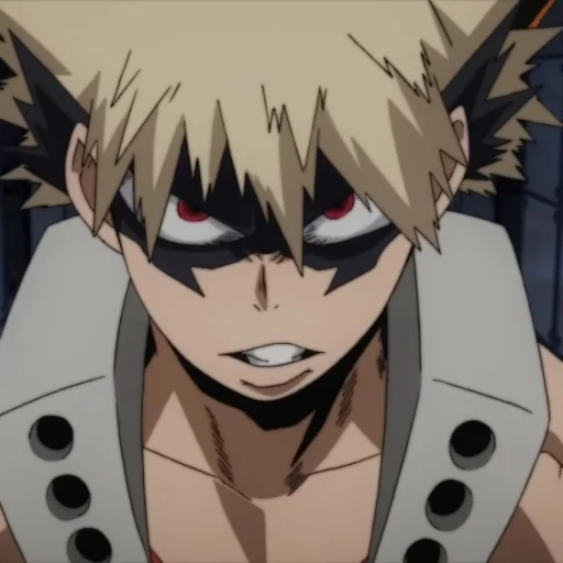 bakugo, bakugoguf, katsuki shibuya, katsuki bagou, katsuki hakami tersenyum