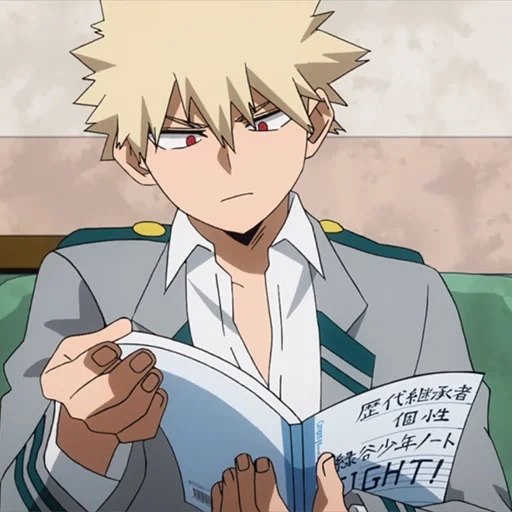 bakugo, bakugo, bakugou, fruta branca, katsuki bakugou