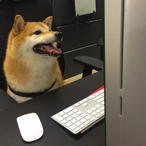 doge meme, shiba inu, hewan lucu, doge meme 2021, mencari anjing meme kerja