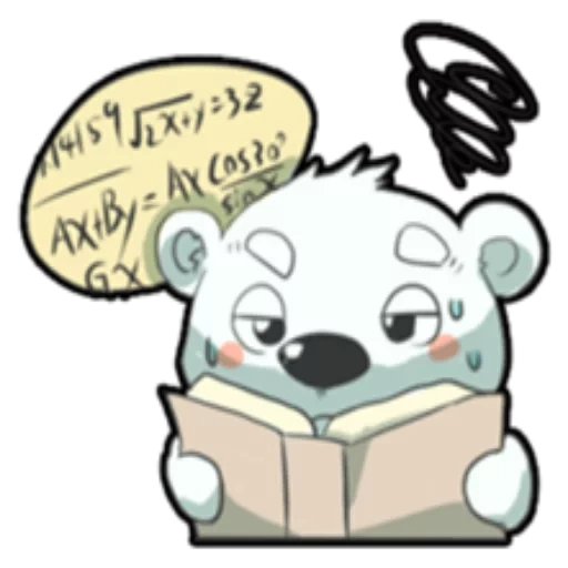 animação, três ursos, panda urso, desenhe três ursos