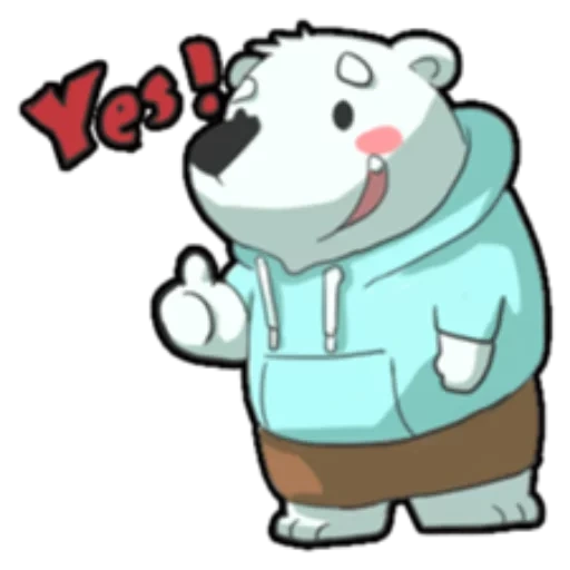 аниме, bare bears, качки панда, we bare bears панда, we bare bears ice bear