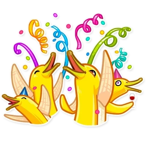 banana, banana, banana de ganso, banana de pato, pato de banana