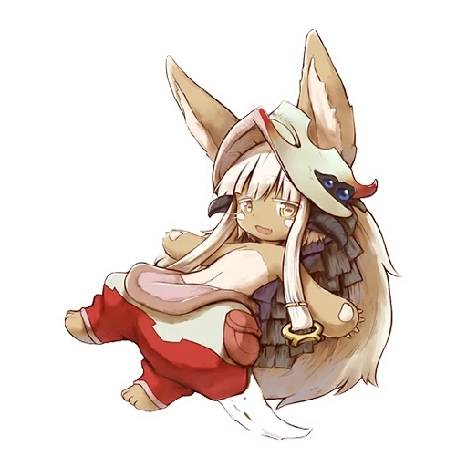 nanachi, animation art, cartoon character, the abyss of creation, nanachi made in abyss