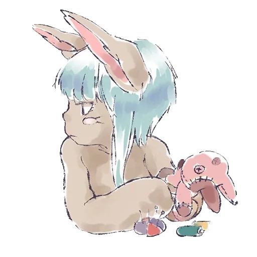 anime, nanachi, nanachi, nanachi chibi, nanachi made in abyss