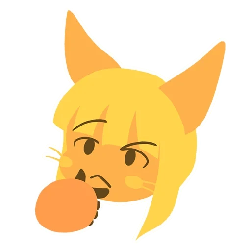expression cat, the fox of the expression, smiling-faced cat, furry emoji, mori's expression plate