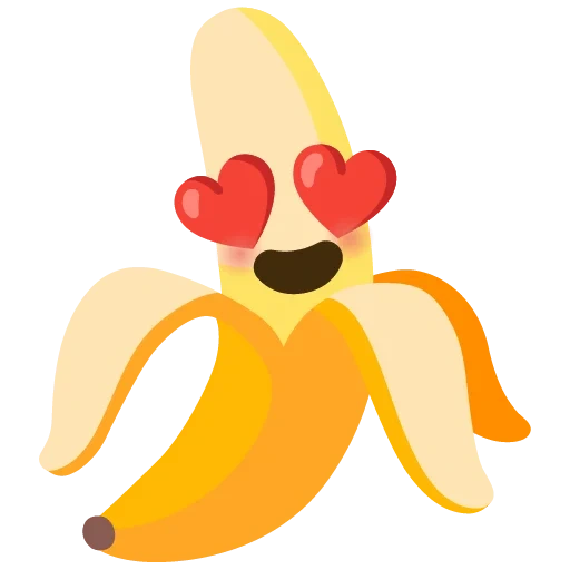 банан, твиттер, банан персик, бананчик эмодзи лицом ок