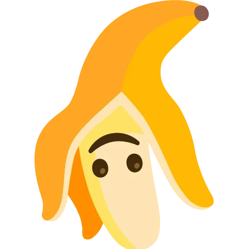 живой банан, small banana эмодзи