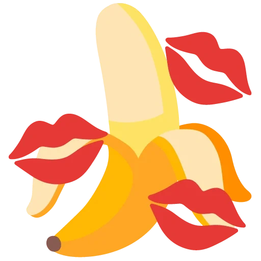 губы, музыка, губы женщины, губы трафарет, губы банан арт