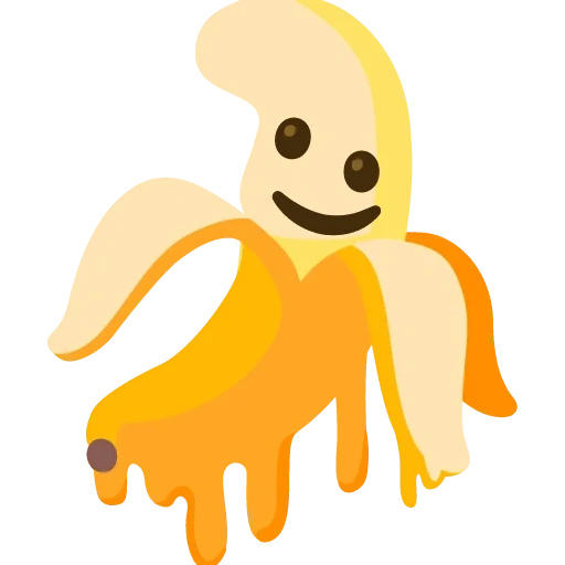 банан, милый банан, спелый банан, банан персонаж сет
