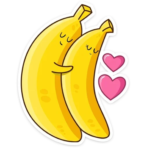 pisang, pisang, pisang yang lucu, pisang keriting, gambar sesuatu dengan pisang