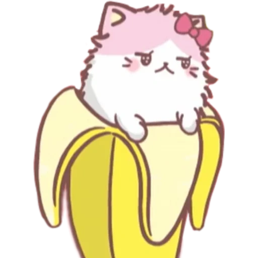 cat banana