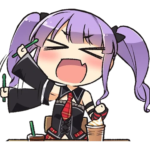 chibi, bandori, discorde des emoji, anime de discorde des emoji