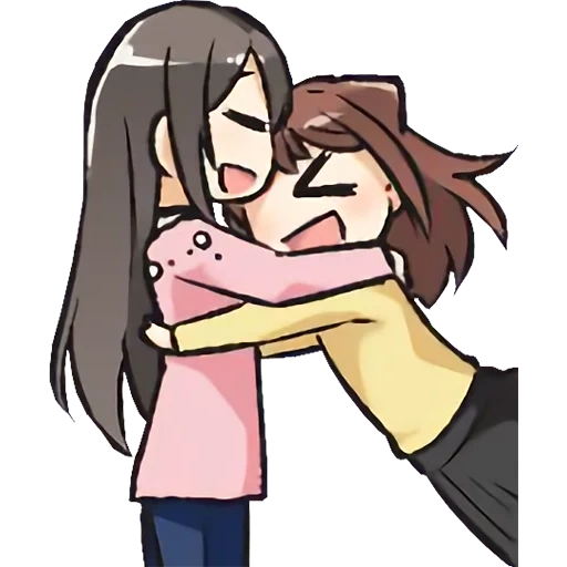 anime, manusia, anime yuri, tsubobot aerith, anime girls yuri kisses