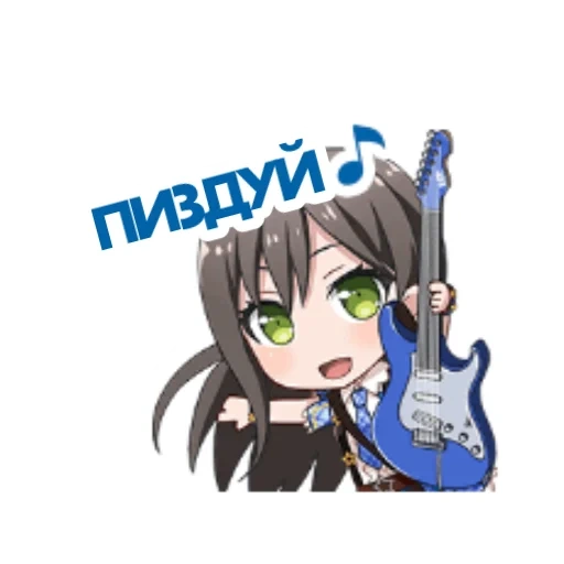 animação, bang dream, tae hanazono chibi