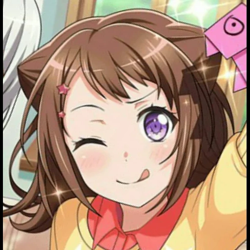 bang dream, anime faces, anime girls, anime characters, the cute face of anime