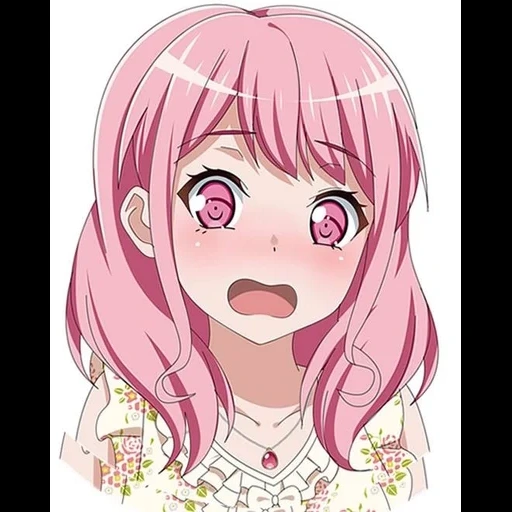 sonho de bang, anime rosa, akane maruayama, personagens de anime, anime com cabelo rosa