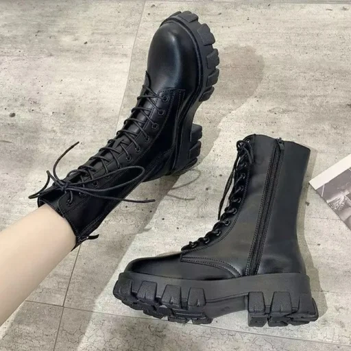 women's boots, women's boots of berets, women's boots fashionable, shoes with a tall beret, women's high boots
