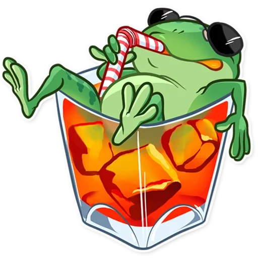 grenouille, grenouille, ensemble de grenouilles, stickers grenouille, le caractère de la grenouille