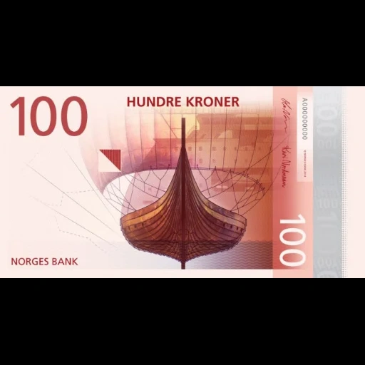 норвежская крона, норвежская крона 100, норвежская крона купюры, норвежские кроны банкноты, 500 норвежских крон новая/купюра