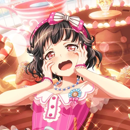 animación, figura, bang dream, rimi ushigome birthday, bang dream girls band party