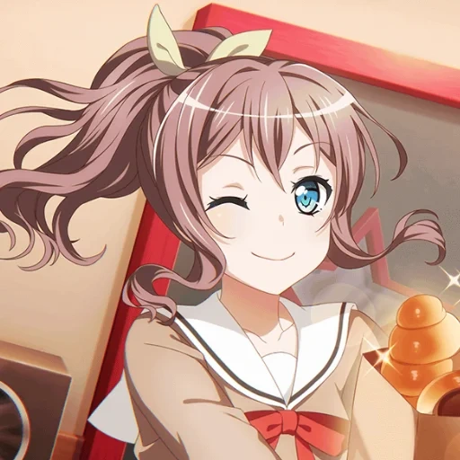 anime, bang dream, anime girl, saaya yamabuki, bang dream girls band party