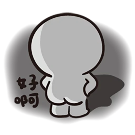 quby, big head, dessin de kawai