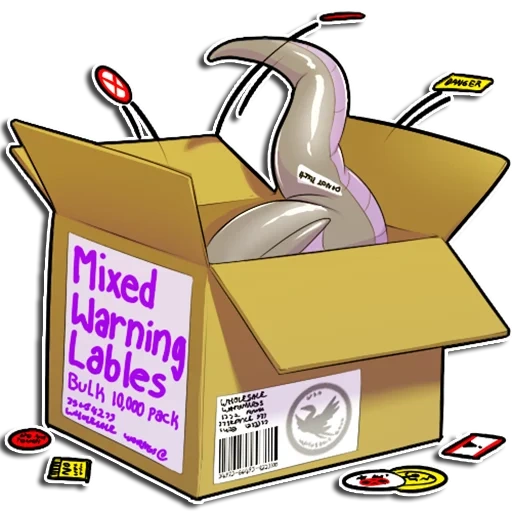 productos, residuos, milk box, etiqueta, comida ilustrada