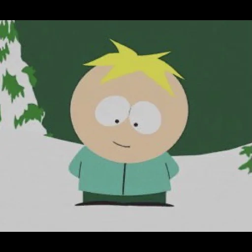 manteigas, parque sul, butters ostuch, butters de salão de salões, leopold stoach south park