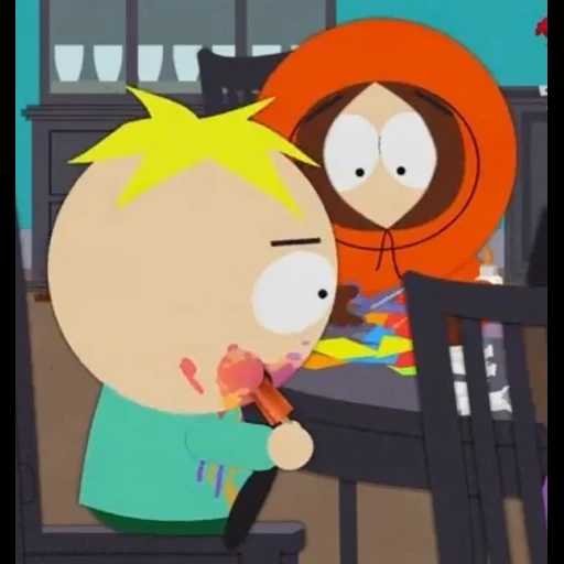 south park, butters south park, kenny butters south park, comic south park autor, south park sting kenny butters