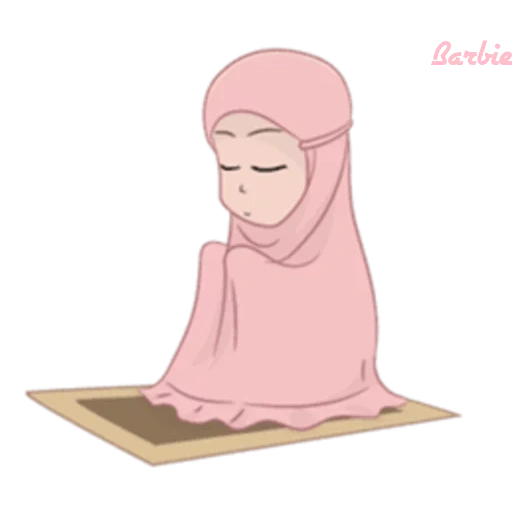muslim, menina, garota de capa, lenço de cabeça de mulher muçulmana, menina muçulmana