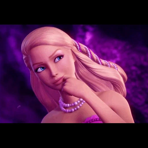 dibujos animados de barbie barbie, caricatura de barbie lumin, dibujos animados barbie princesa, princesa barbie pearl, barbie pearl princess cartoon 2014