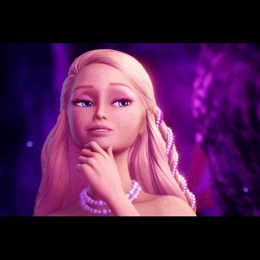 caricatura de barbie, barbie adventures, barbie dreamtopia, caricatura de barbie lumin, princesa barbie pearl