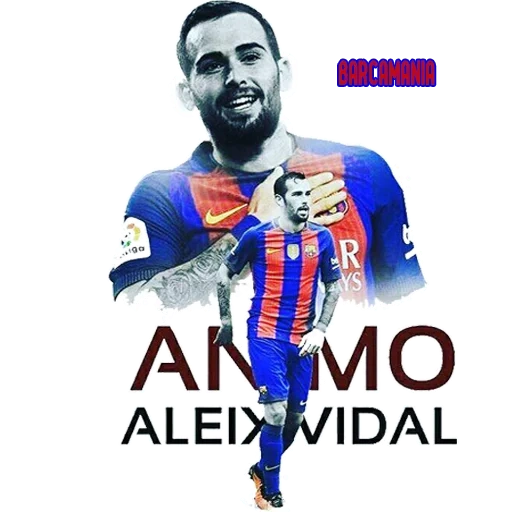 barcelona, football players, barcelona players, aleish vidal barcelona