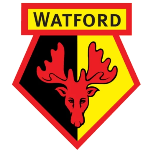 уотфорд, watford, уотфорд эмблема, манчестер юнайтед, логотип команды уотфорд