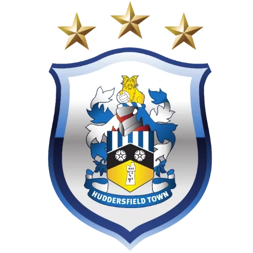 ciudad de huddersfield, huddersfield town fc, emblema de huddersfield, emblema del equipo huddersfield, emblema del club de fútbol huddersfield