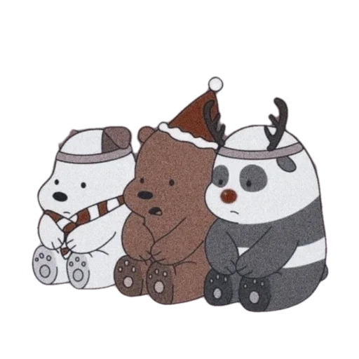 грановская, bare bears, вся правда о медведях, we bare bears белый медведь, мы обычные медведи новый год