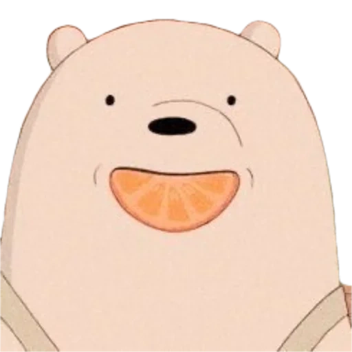 sebuah mainan, beruang es, beruang telanjang, estetika beruang telanjang, ice bear we bare bears