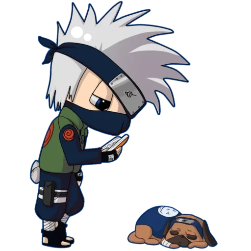 kakashi chatake, kakashi chibi kopf, chibi kakashi chataka, naruto chibi kakashi, little kakashi chibi