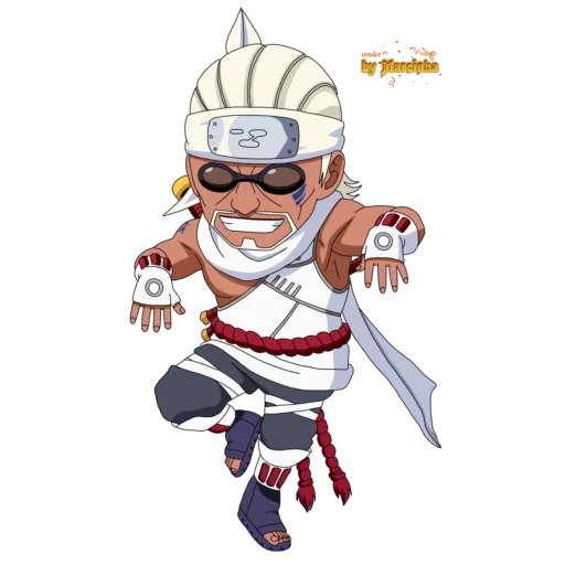 assassino b, ninja de sombra de fogo chibi, assassino bi chibi, assassino b naruto, naruto chibi killer b