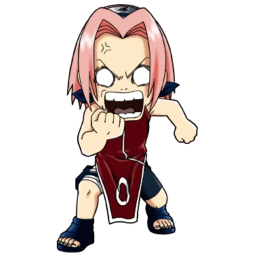 sakura harunno, haruno sakura è il male, sakura chibi naruto, sakura chunno rabbia, haruno sakura divertente