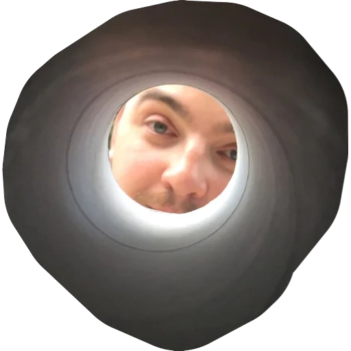 camera, human, the male, selfie through a roll of toilet paper, selfie through a sleeve from toilet paper