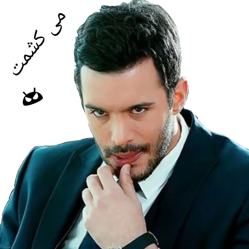 der männliche, barysh arduch, barysh arduch mit einem bleistift, barysh arduch zu plastik, türkischer schauspieler barysh arduch 2020