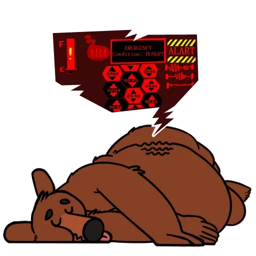 bear, sleeping bear, little bear, bear animal, directional bear
