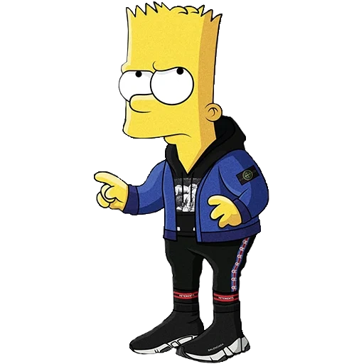 simpsons art, bart simpson, i simpson sono fantastici, cool bart simpson, bart simpson supreme