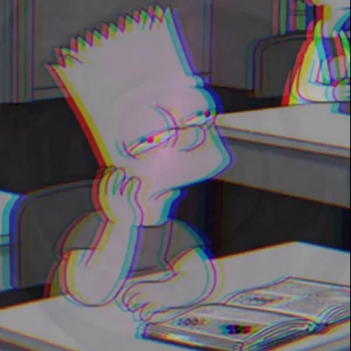 langsam, kamera, soundcloud, bart simpson, bart simpson am schreibtisch