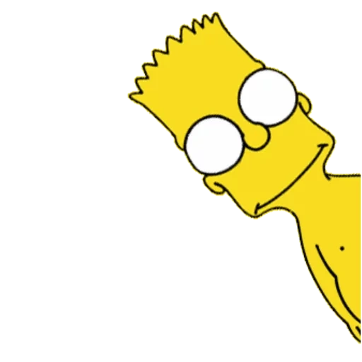 the simpsons, bart simpson, simpsons drawings, simpsons animation, bart simpson looks out